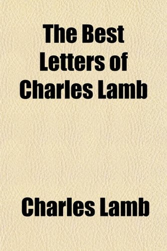 The Best Letters of Charles Lamb Books
