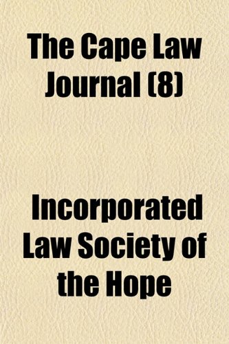 The Cape Law Journal (8) Books
