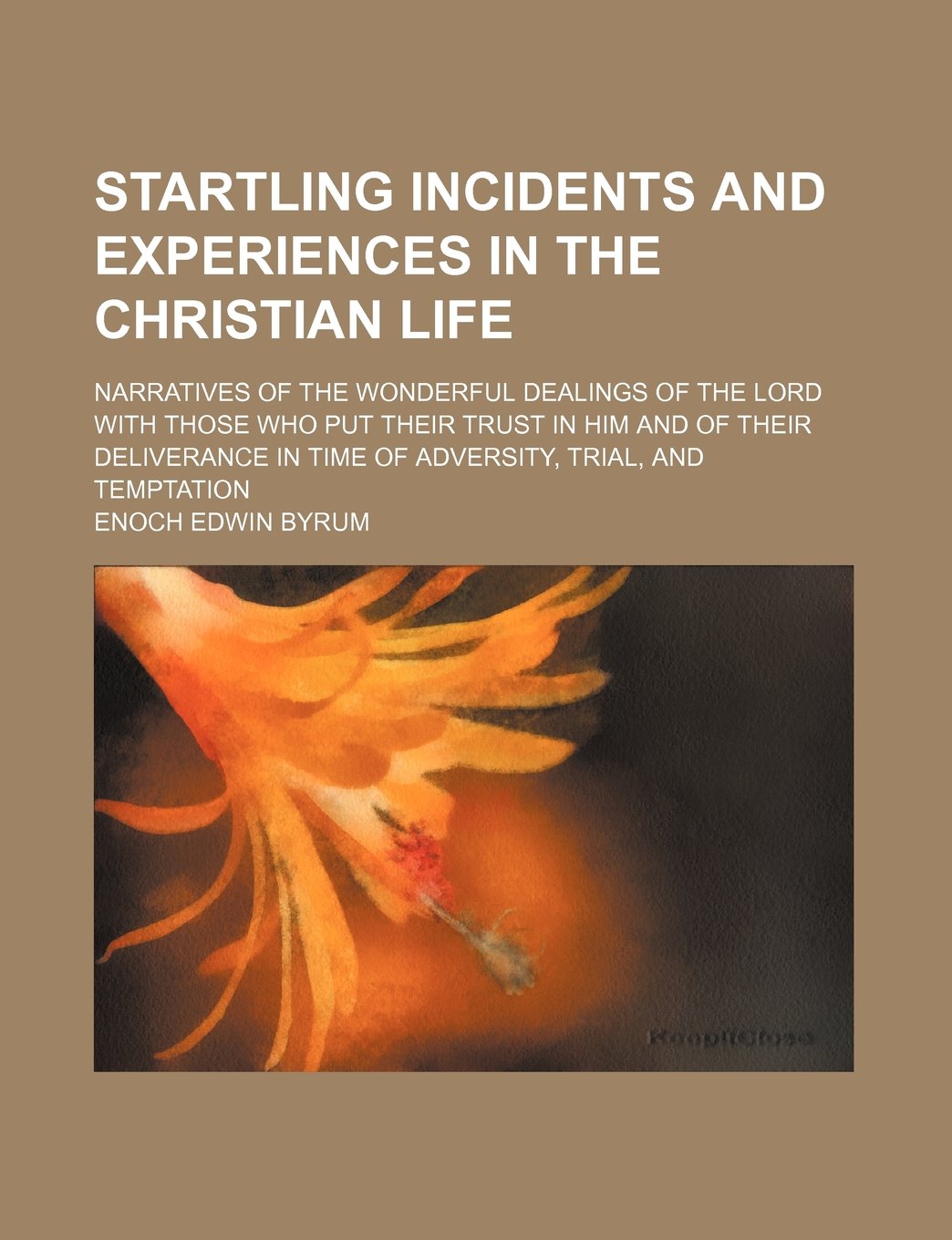 Startling Incidents and Experiences in the Christian Life; Narratives of the Wonderful Dealings of the Lord with Those Who Put Their Trust in Him and ... in Time of Adversity, Trial, and Temptation Books