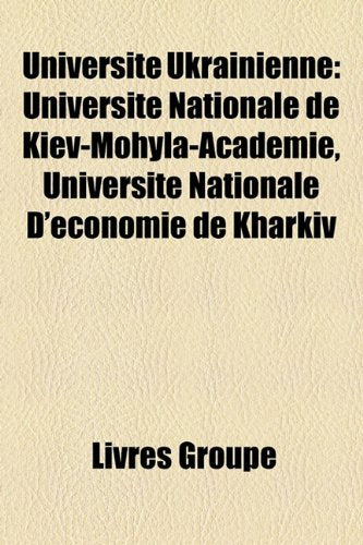 Universit Ukrainienne: Universit Natio book