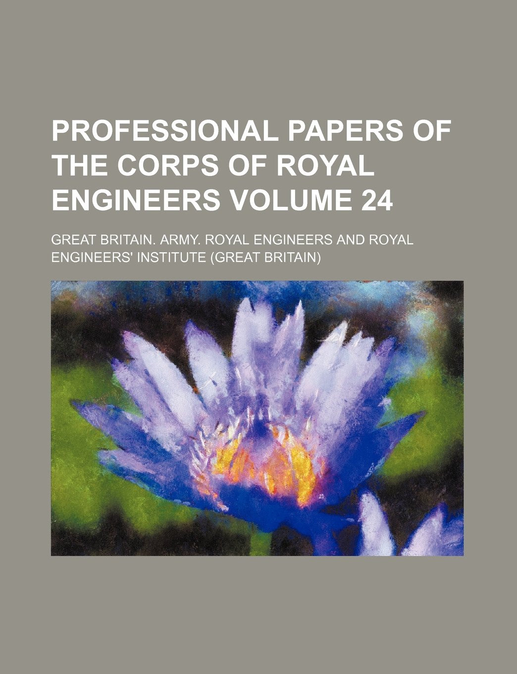 Professional Papers of the Corps of Royal Engineers Volume 24 Books