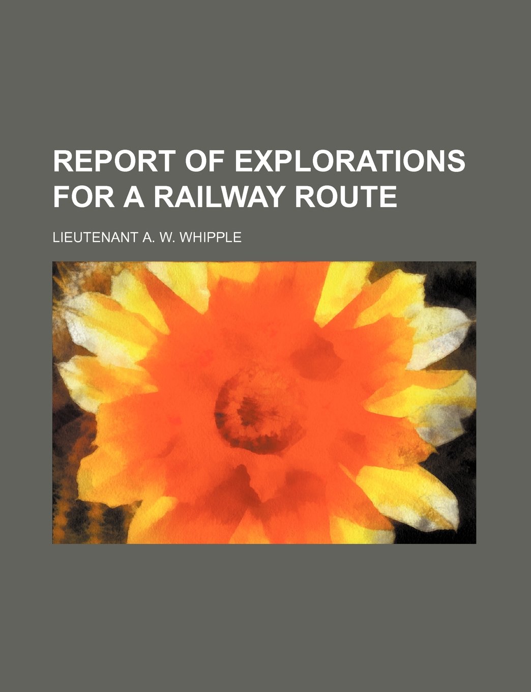 Report of Explorations for a Railway Route Books
