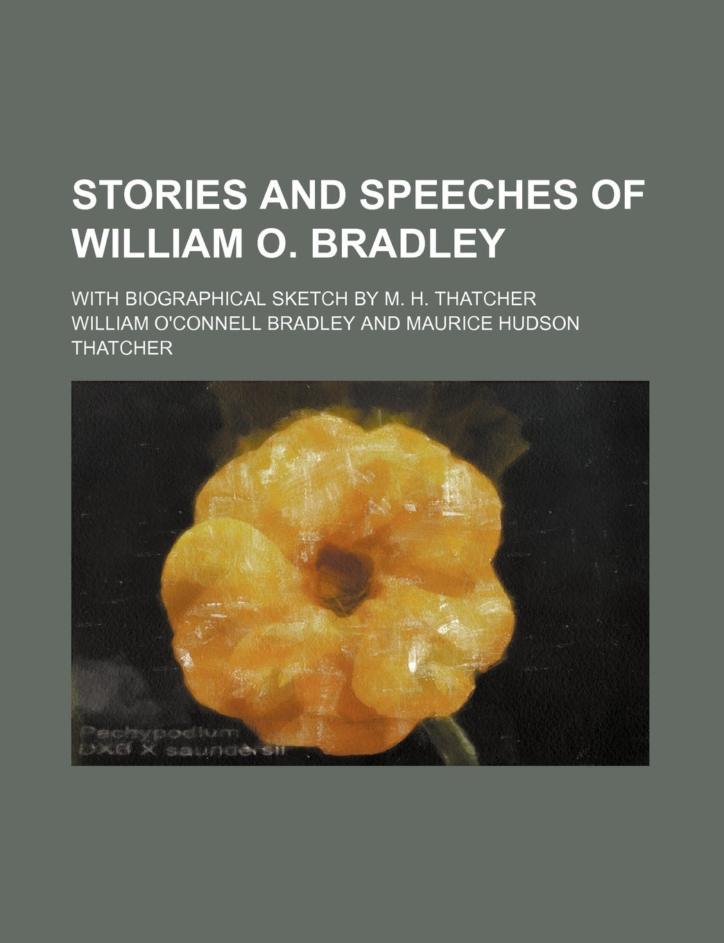Stories and Speeches of William O. Bradley; With Biographical Sketch by M. H. Thatcher Books