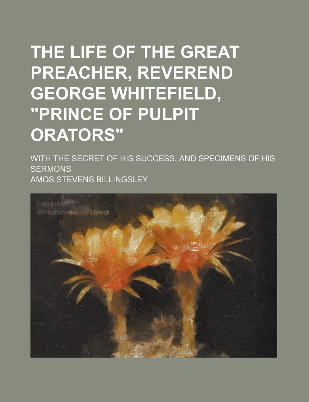 The Life of the Great Preacher, Reverend George Whitefield, "Prince of Pulpit Orators"; With the Secret of His Success, and Specimens of His Sermons Books