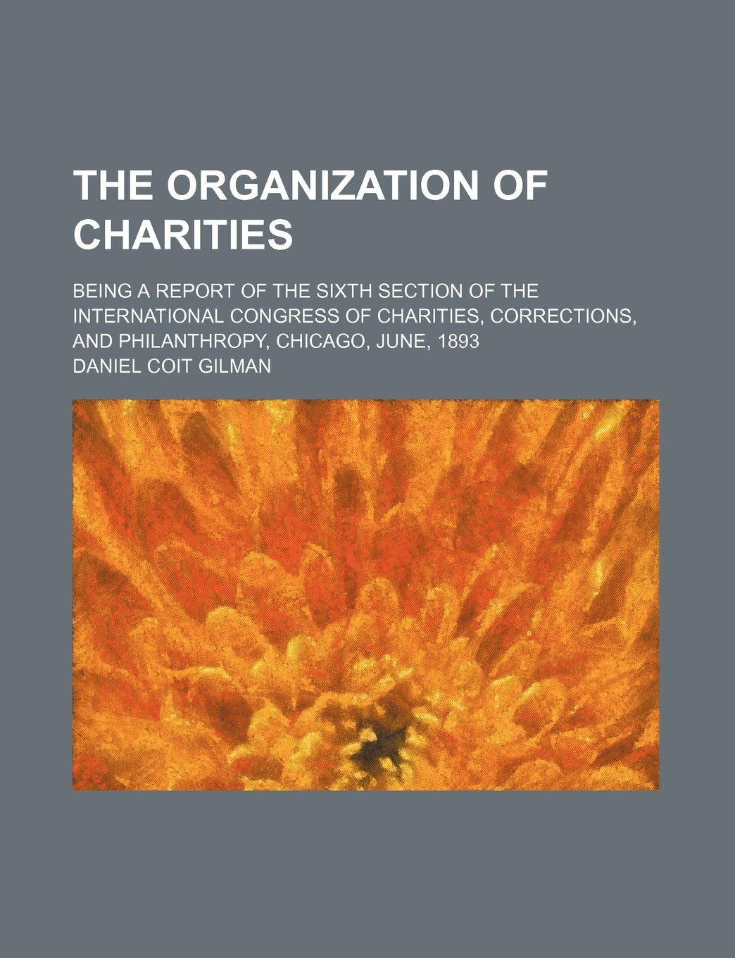 The Organization of Charities (Volume 6); Being a Report of the Sixth Section of the International Congress of Charities, Corrections, and Philanthropy, Chicago, June, 1893 Books