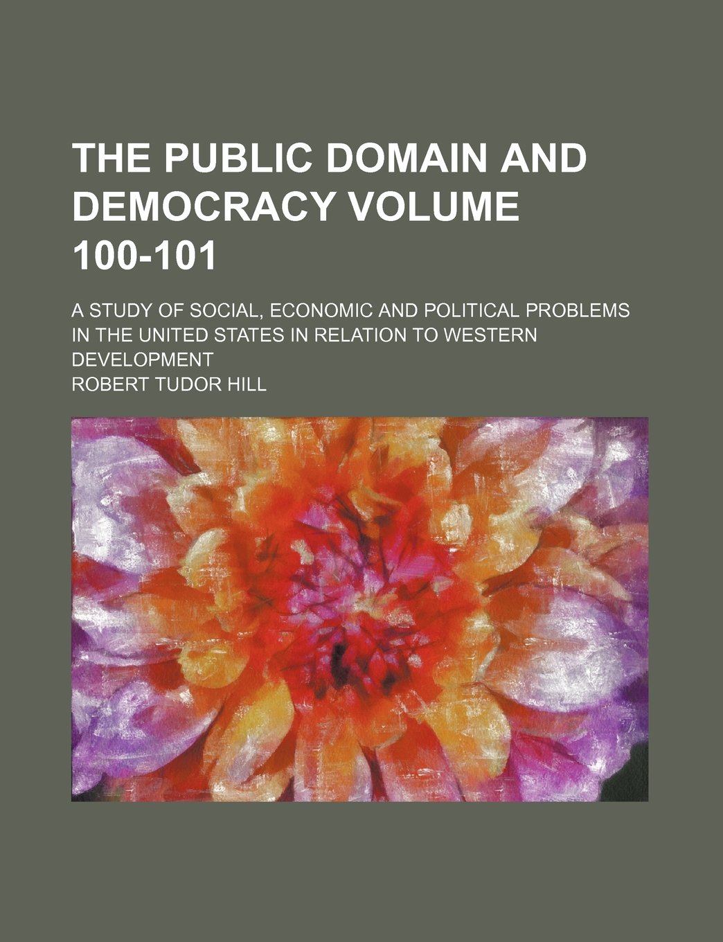 The Public Domain and Democracy Volume 100-101; A Study of Social, Economic and Political Problems in the United States in Relation to Western Development Books