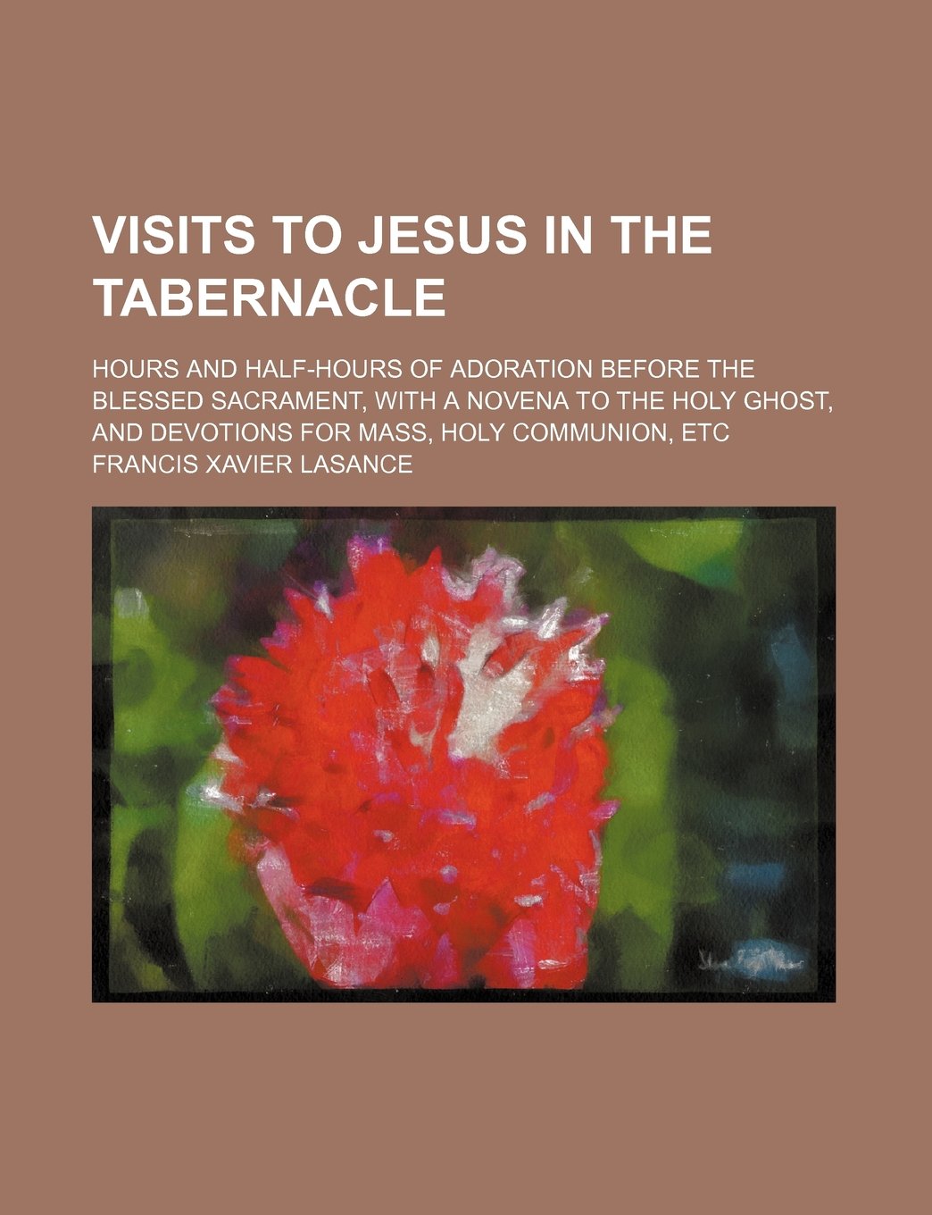 Visits to Jesus in the Tabernacle; Hours and Half-Hours of Adoration Before the Blessed Sacrament, with a Novena to the Holy Ghost, and Devotions for Books