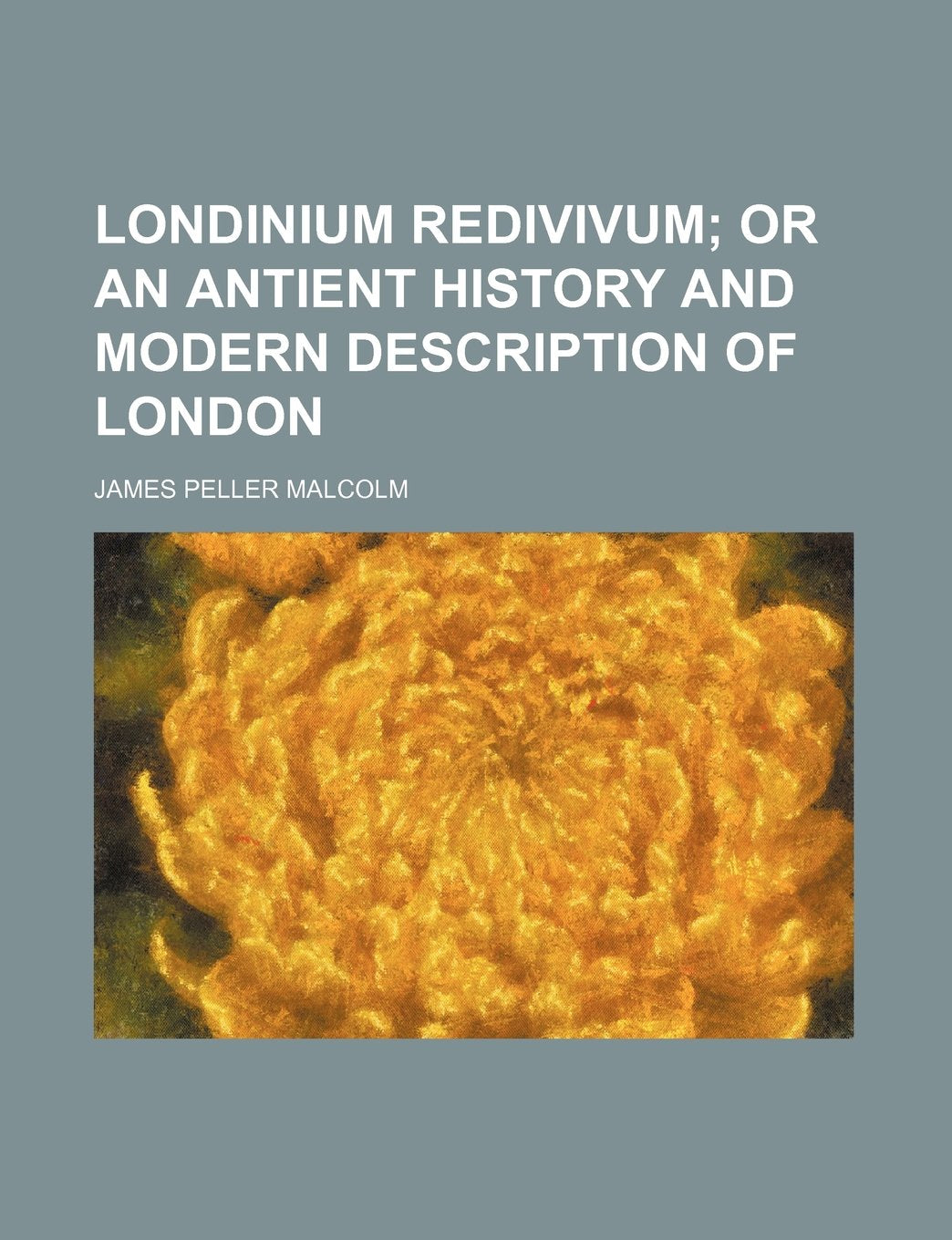 Londinium Redivivum; Or an Antient History and Modern Description of London Books