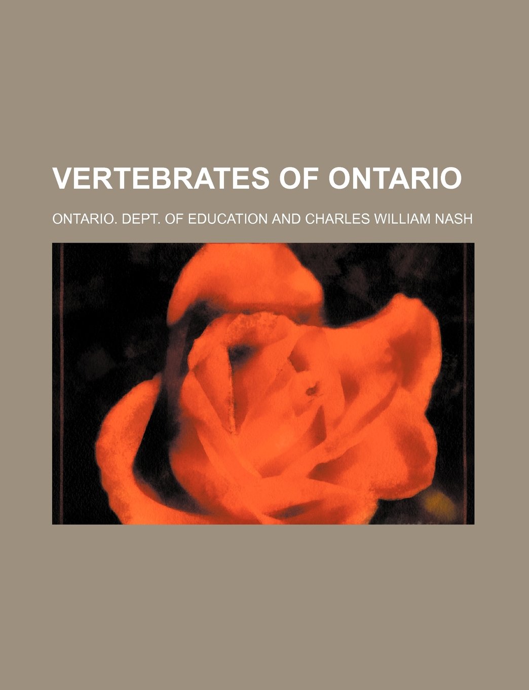Vertebrates of Ontario Books