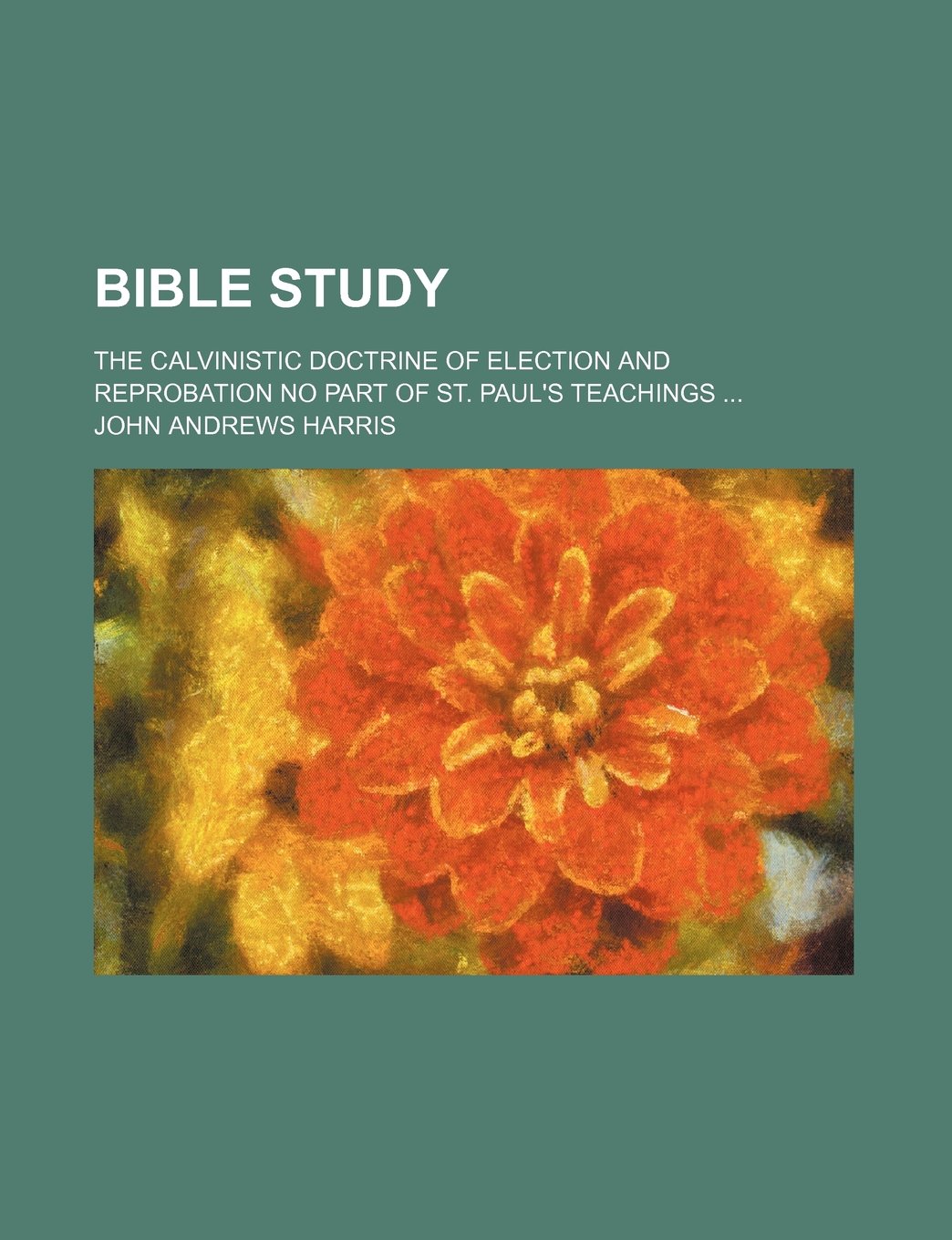 Bible Study; The Calvinistic Doctrine of Election and Reprobation No Part of St. Paul's Teachings Books