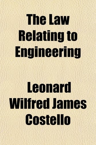 The Law Relating to Engineering Books