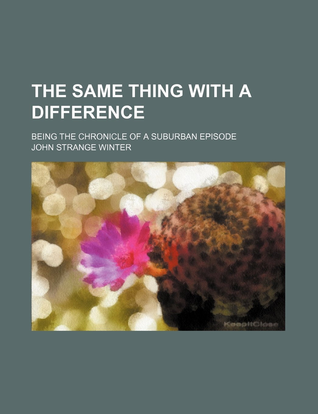 The Same Thing with a Difference; Being the Chronicle of a Suburban Episode Books