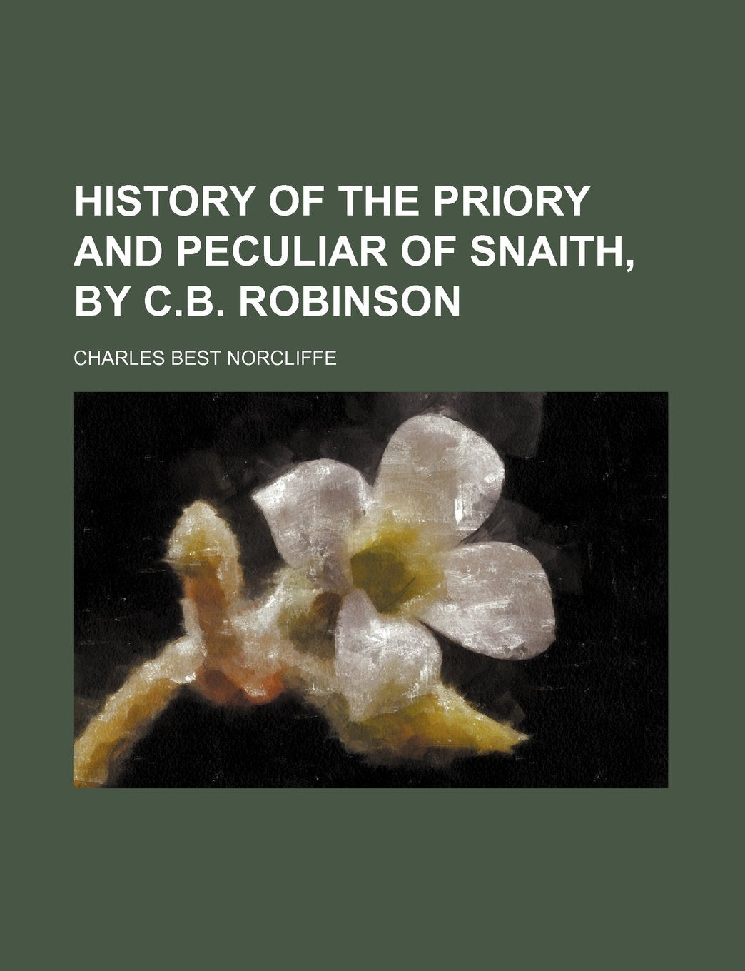 History of the Priory and Peculiar of Snaith, by C.B. Robinson Books