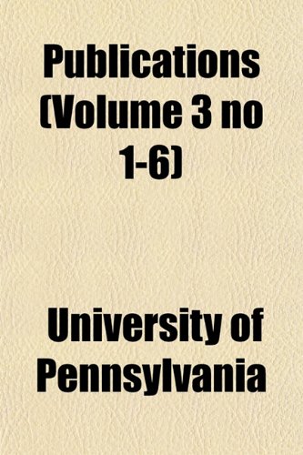 Publications (Volume 3 No 1-6) Books