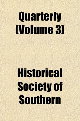 Quarterly (Volume 3) Books