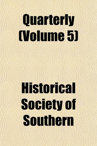 Quarterly (Volume 5) Books