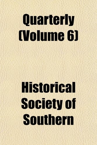 Quarterly (Volume 6) Books
