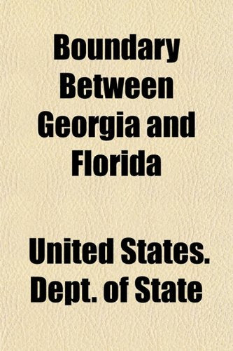Boundary Between Georgia and Florida Books