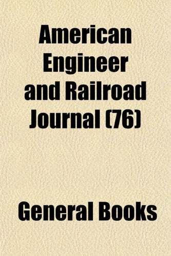 Product Image: American Engineer and Railroad Journal (76)