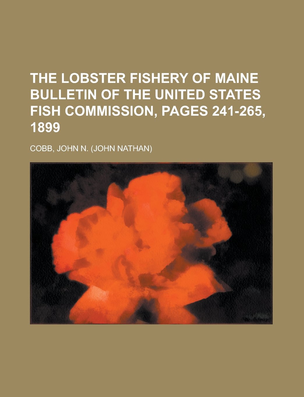 The Lobster Fishery of Maine Bulletin of the United States Fish Commission, Vol. 19, Pages 241-265, 1899 Medicine