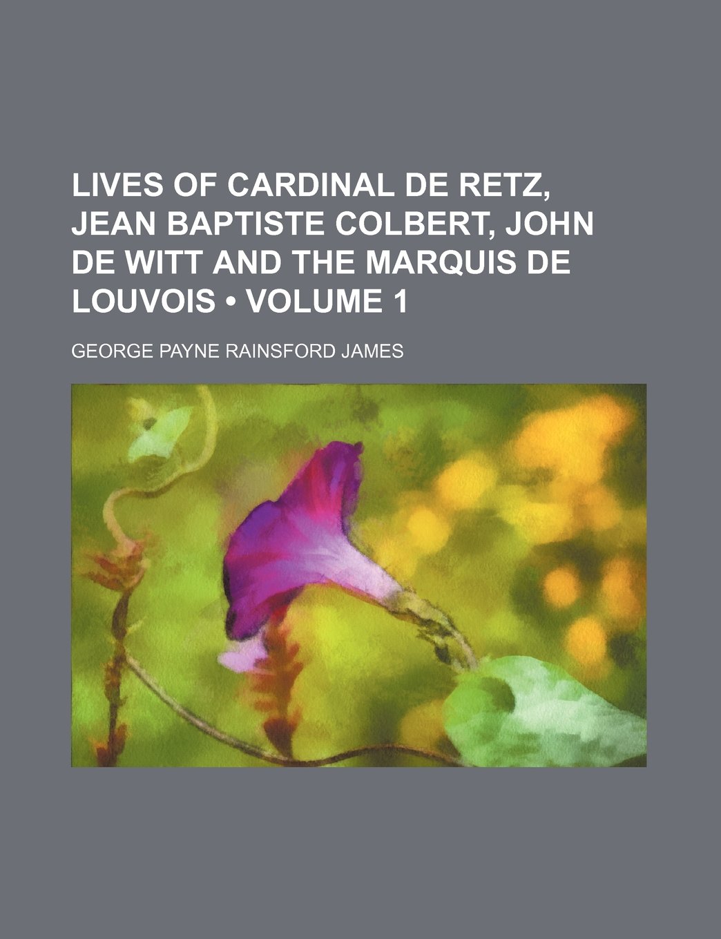 Lives of Cardinal de Retz, Jean Baptiste Colbert, John de Witt and the Marquis de Louvois (Volume 1) Books