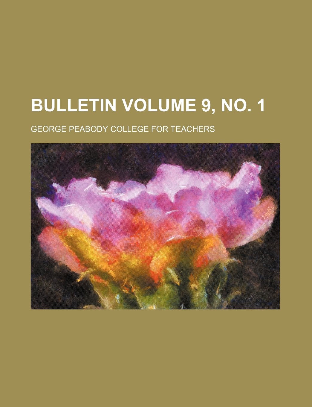 Bulletin Volume 9, No. 1 Books