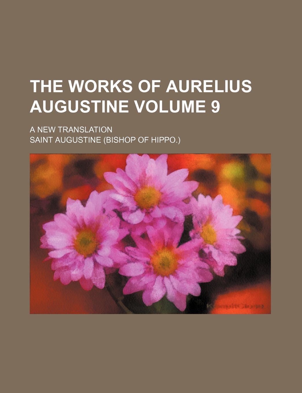 The Works of Aurelius Augustine Volume 9; A New Translation Books