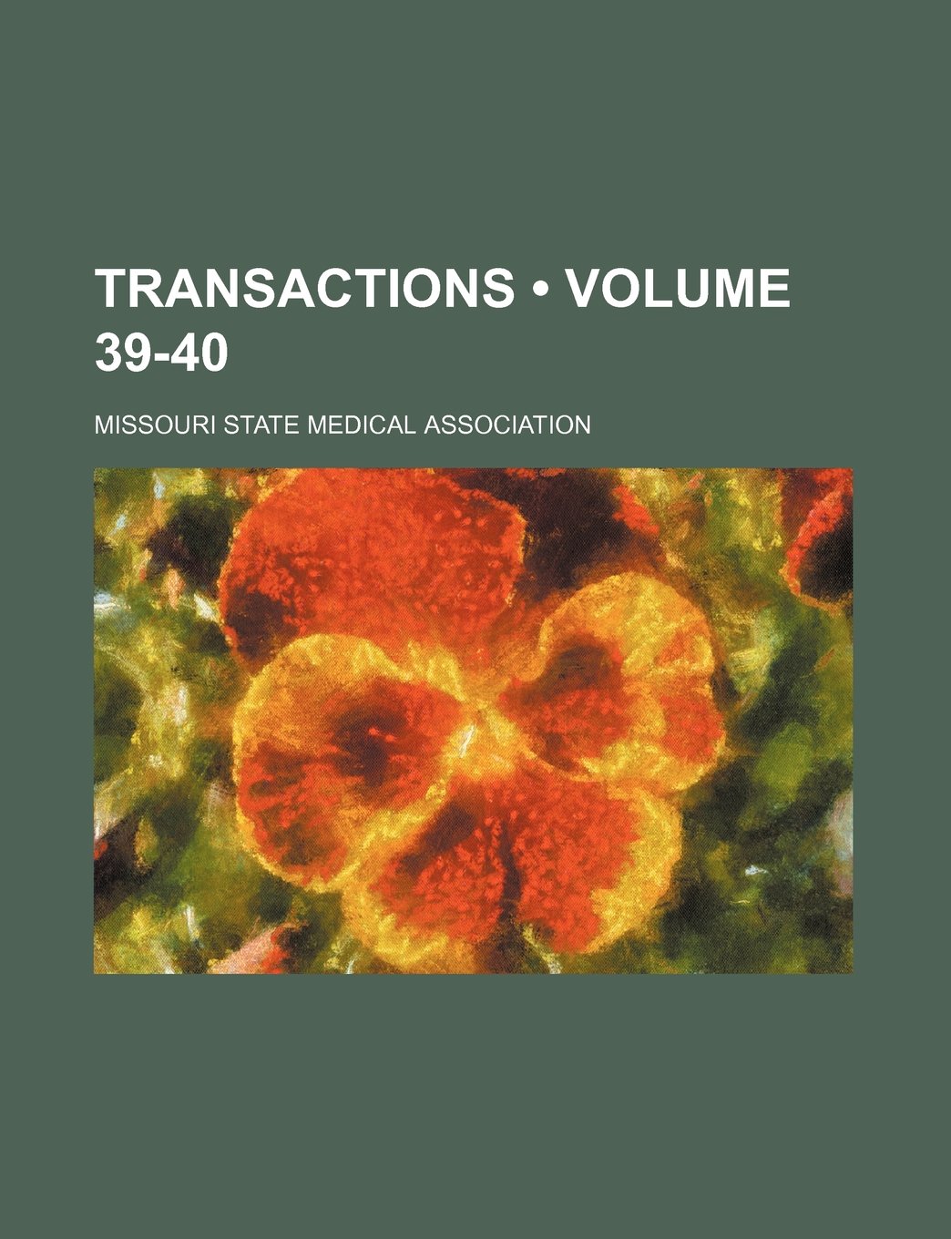 Transactions (Volume 39-40) Books
