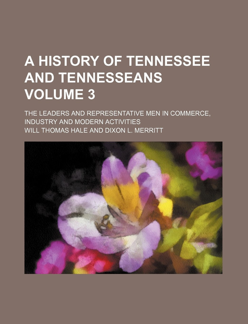 A History of Tennessee and Tennesseans; The Leaders and Representative Men in Commerce, Industry and Modern Activities Volume 3 Books