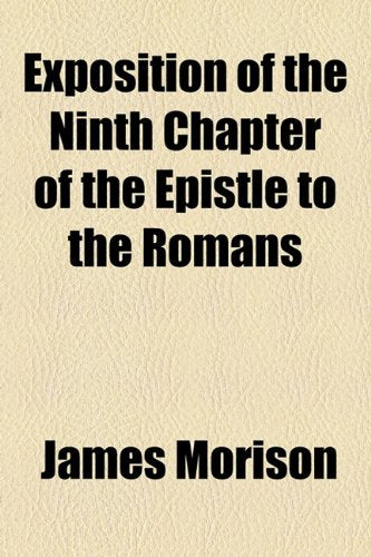 Exposition of the Ninth Chapter of the Epistle to the Romans Books