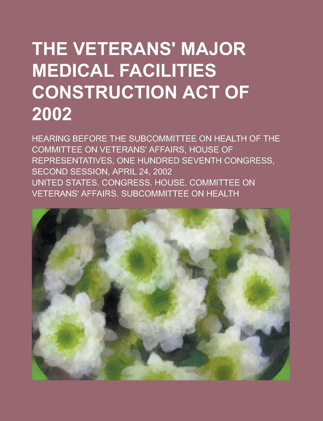 The Veterans' Major Medical Facilities Construction Act of 2002; Hearing Before the Subcommittee on Health of the Committee on Veterans' Affairs, Hous Books
