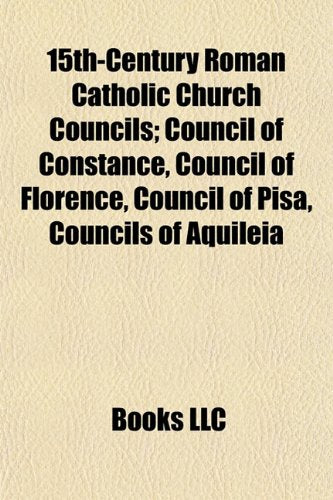 15th-Century Roman Catholic Church Counc book