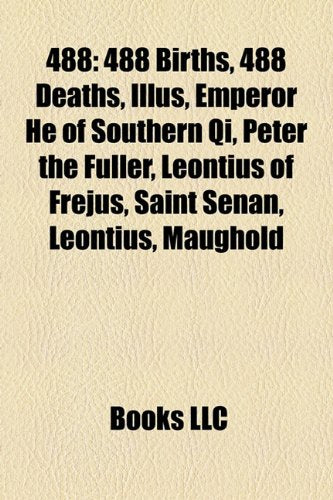 488: List of State Leaders in 488, Books