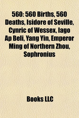 560: List of State Leaders in 560, Books