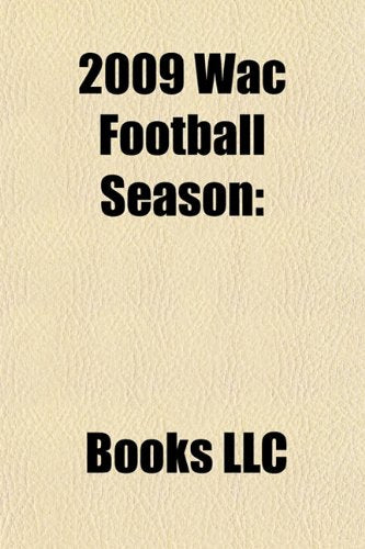 2009 Wac Football Season: book