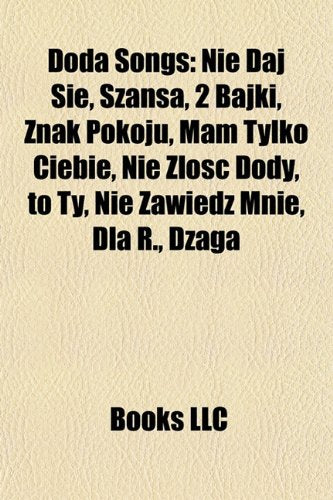 Doda Songs: Nie Daj Sie, Szansa, 2 Bajki book
