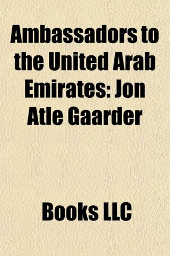 Ambassadors to the United Arab Emirates book