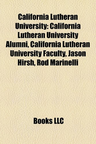 California Lutheran University: Californ book