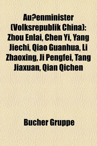 Auenminister (Volksrepublik China) book