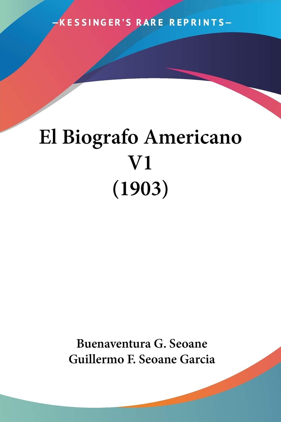 El Biografo Americano V1 (1903) Contemporary literature
