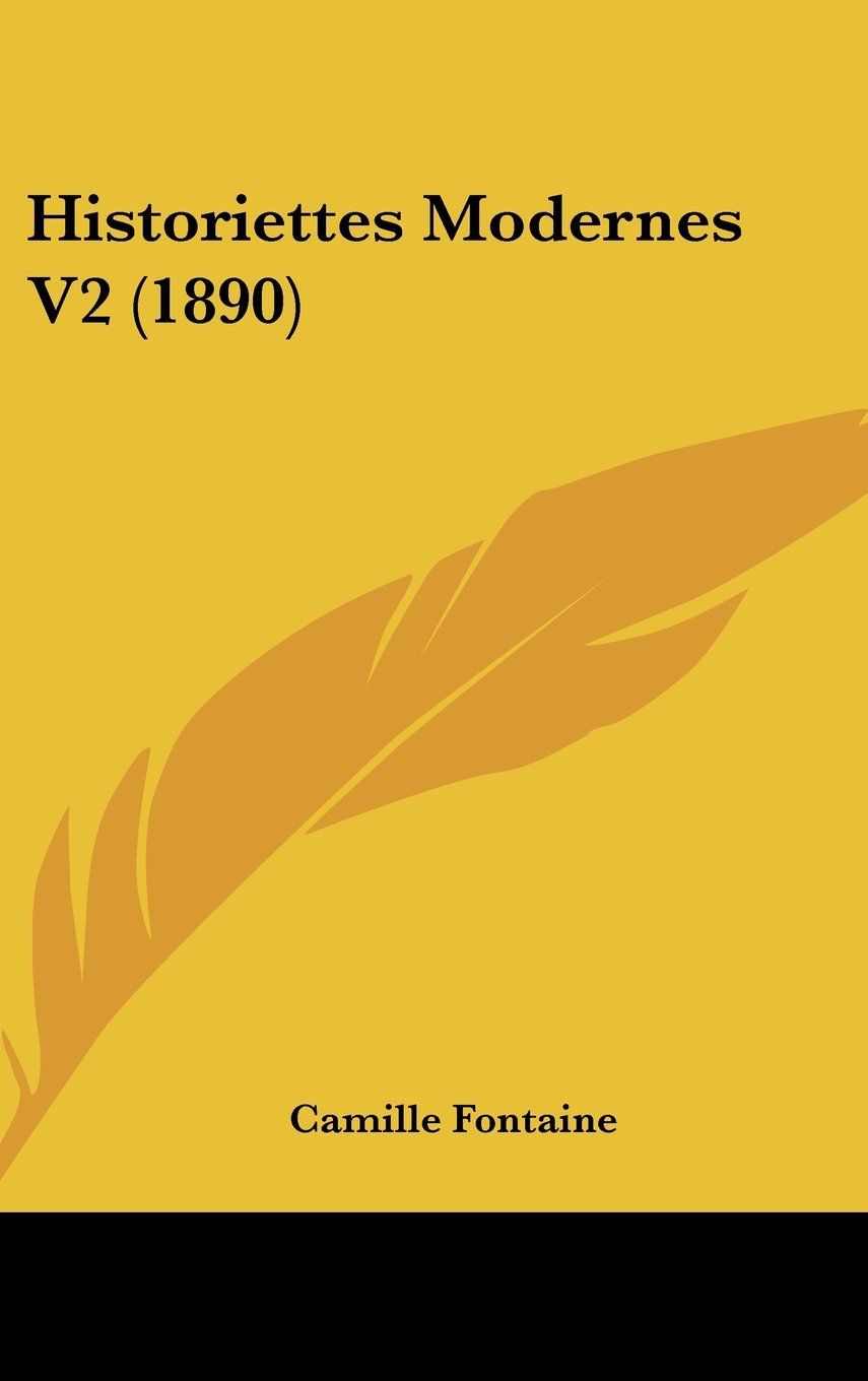 Historiettes Modernes V2 (1890) Contemporary literature