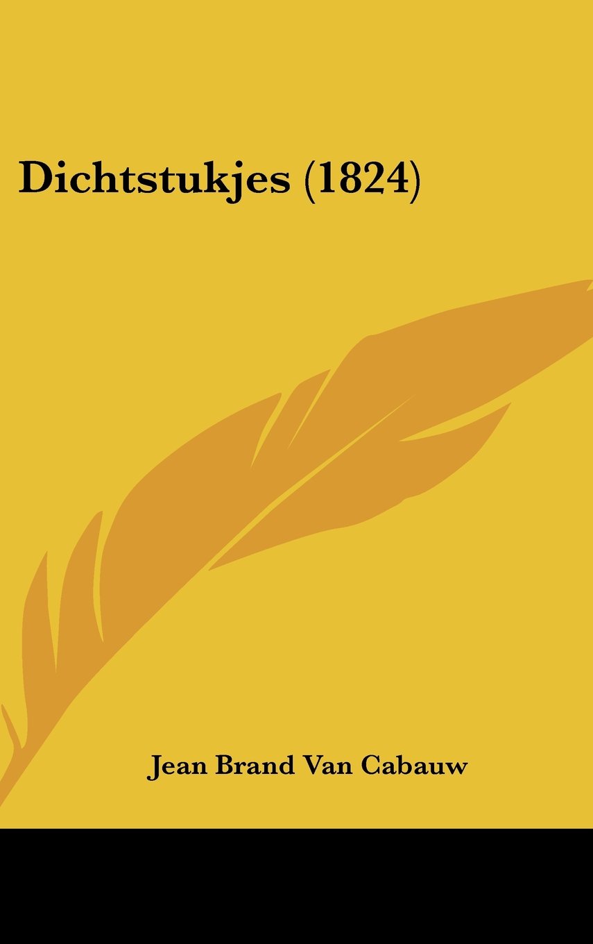 Dichtstukjes (1824) Contemporary literature