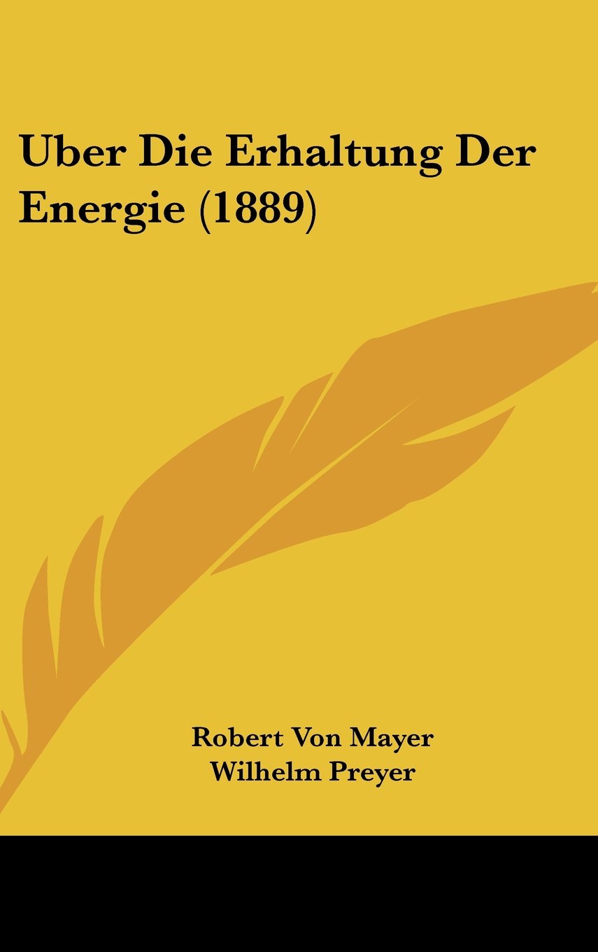 Uber Die Erhaltung Der Energie (1889) Contemporary literature