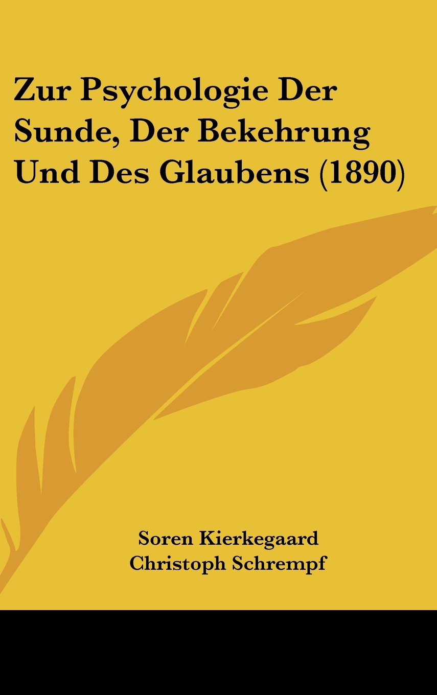 Zur Psychologie Der Sunde, Der Bekehrung Und Des Glaubens (1890) Contemporary literature