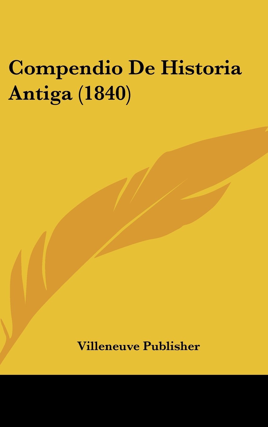 Compendio De Historia Antiga (1840) Contemporary literature