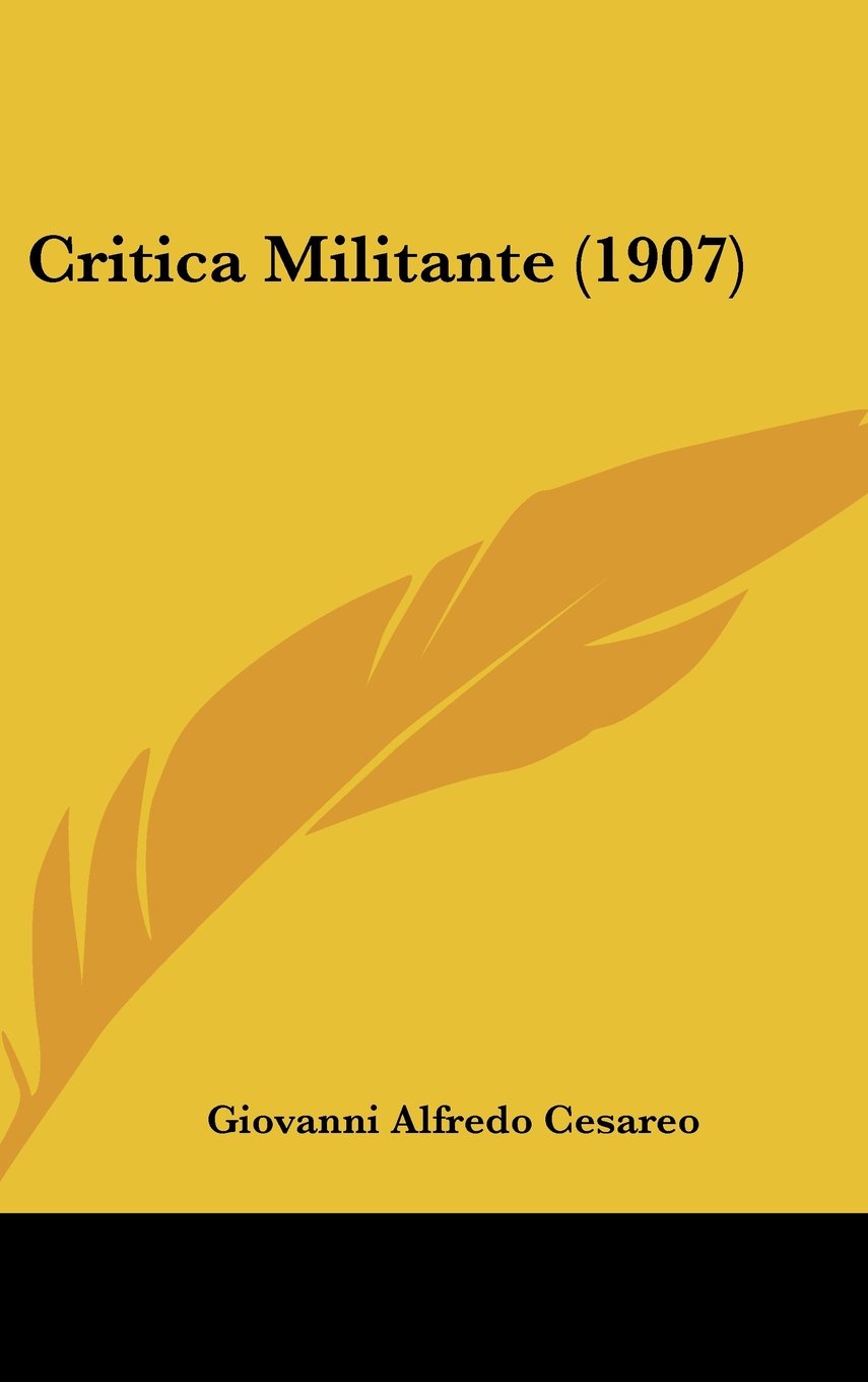 Critica Militante (1907) Contemporary literature