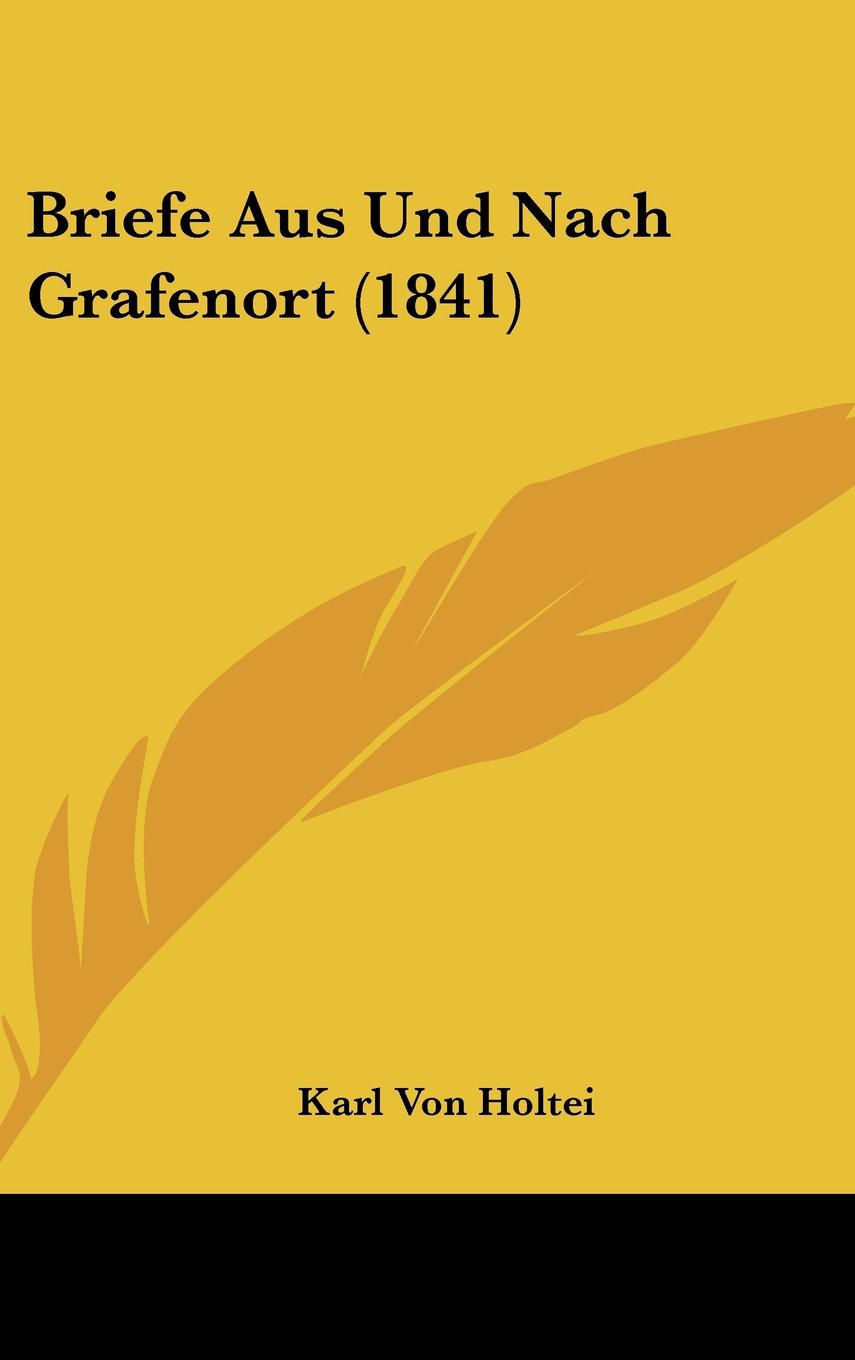 Briefe Aus Und Nach Grafenort (1841) Contemporary literature