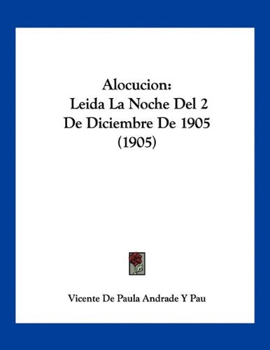 Alocucion Contemporary literature