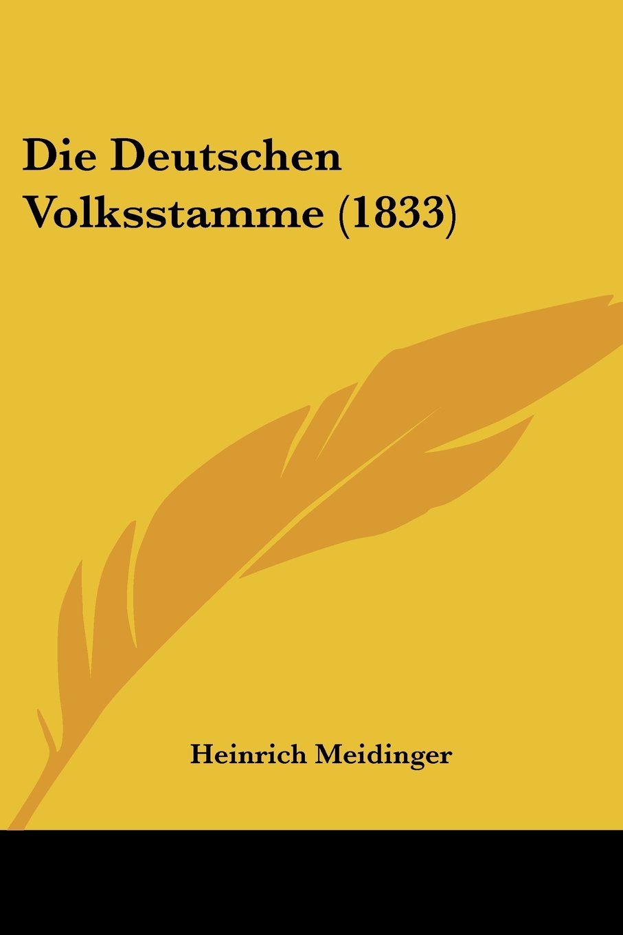Die Deutschen Volksstamme (1833) Contemporary literature