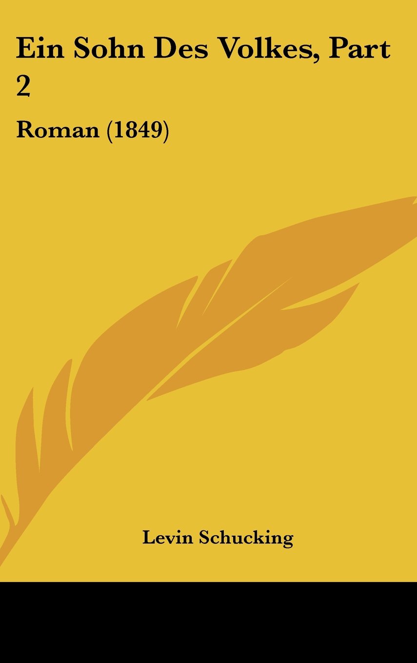 Ein Sohn Des Volkes, Part 2: Roman (1849) Books